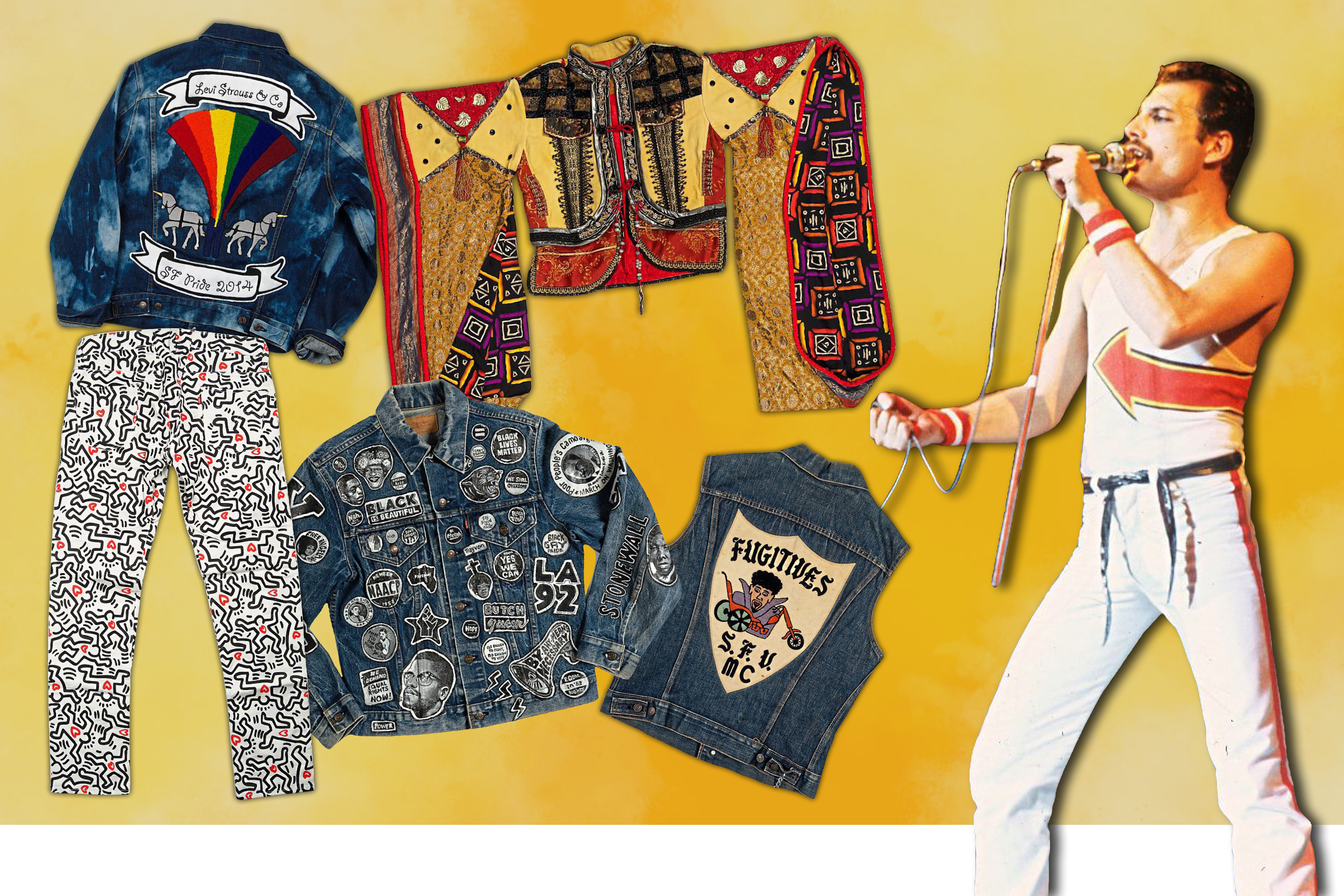 See Freddie Mercury and Elton John’s jeans at a queer denim exhibition