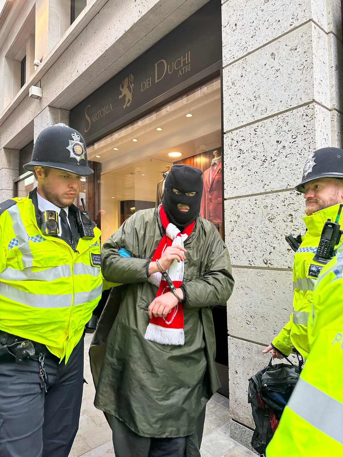 Two men arrested for hate crime after 'Free Gaza' protest in Piccadilly