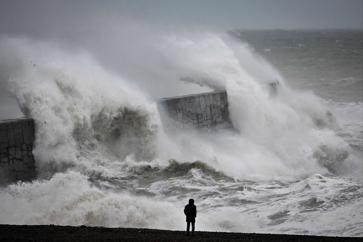 Storm Ciaran causes chaos: In pictures