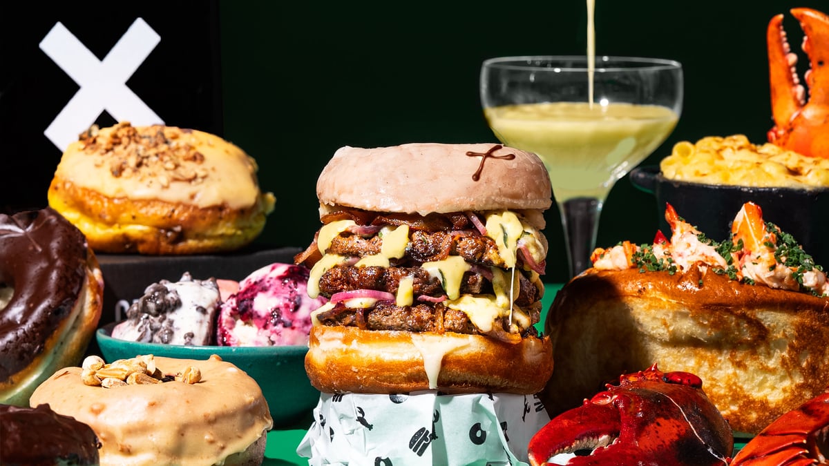 Is the Crosstown burger in a doughnut London's weirdest dinner? 
