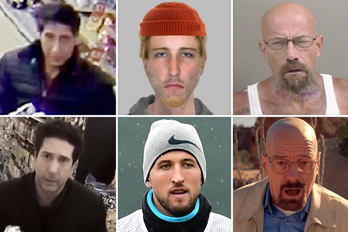 Celebrity e-fit lookalikes as 'Harry Kane' doppelganger sought by police 