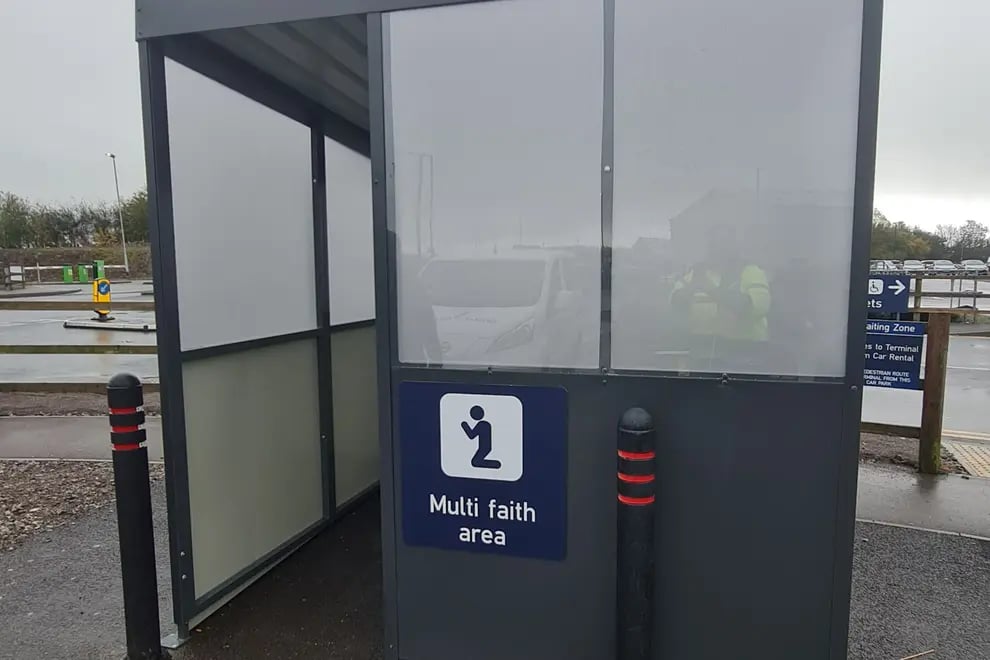Bristol Airport faces brutal criticism over its unveiling of new multi-faith room