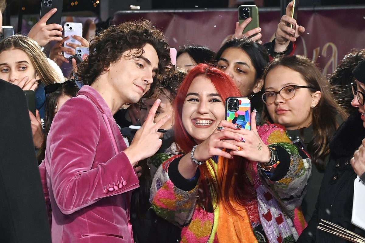 Wonka is 'a Christmas film' says Timothee Chalamet as he meets fans at world premiere in London 