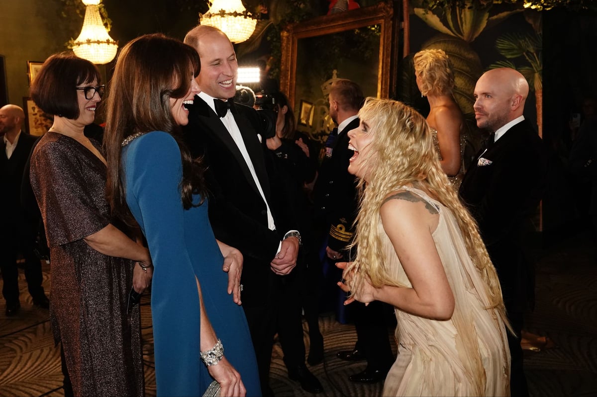 William and Kate 'relaxed' as they mix with stars at Royal Variety Performance 