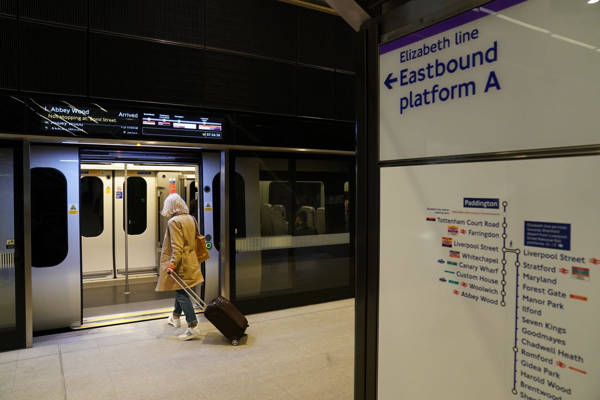 Elizabeth line’s ‘staggering achievement’ with 300m journeys since opening in May 2022