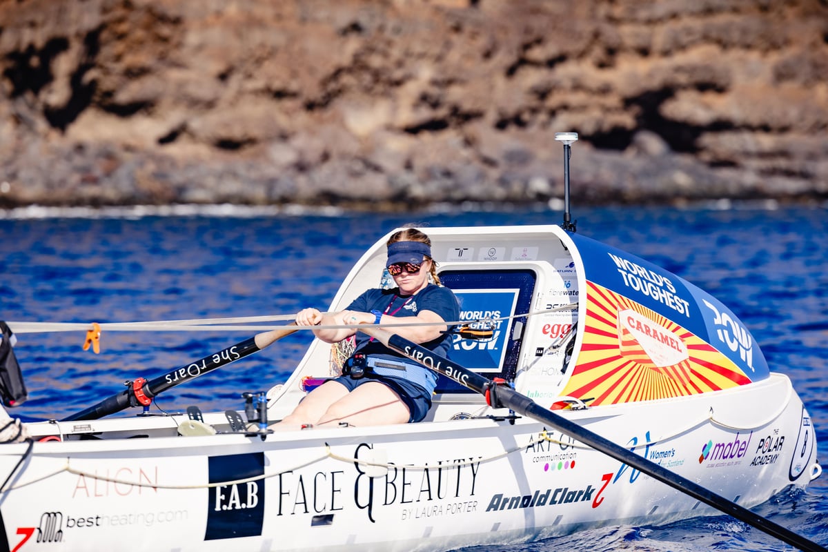 Amateur rower hopes to inspire sons by conquering solo Atlantic crossing