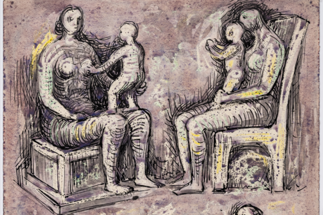 Henry Moore watercolour sells at auction for £25,000 after charity shop purchase