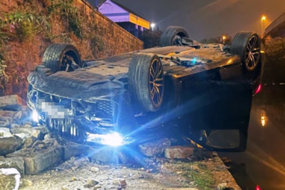 Drink-driver sentenced after crash which left car hanging over canal