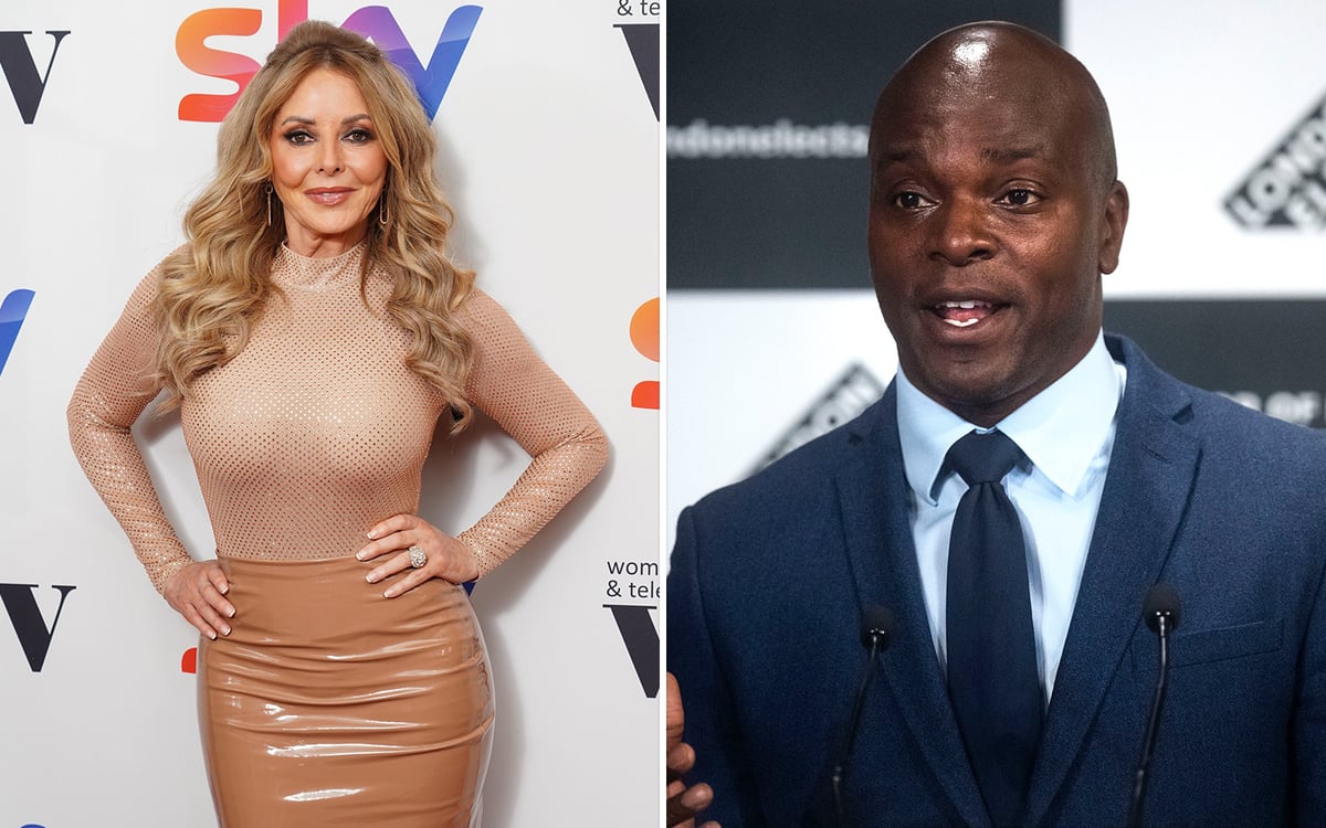Carol Vorderman slams Shaun Bailey's 'new dog-whistle attack' as row intensifies
