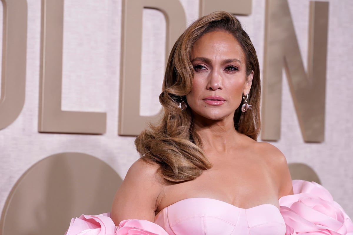 Jennifer Lopez teases new ‘meta’ music video on Golden Globes red carpet