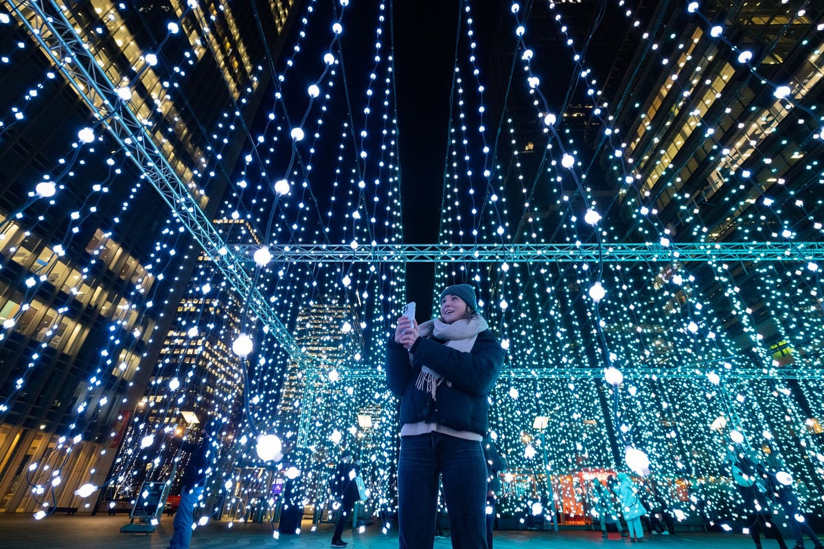 Canary Wharf Winter Lights Festival 2025: First Look at Dazzling Installations