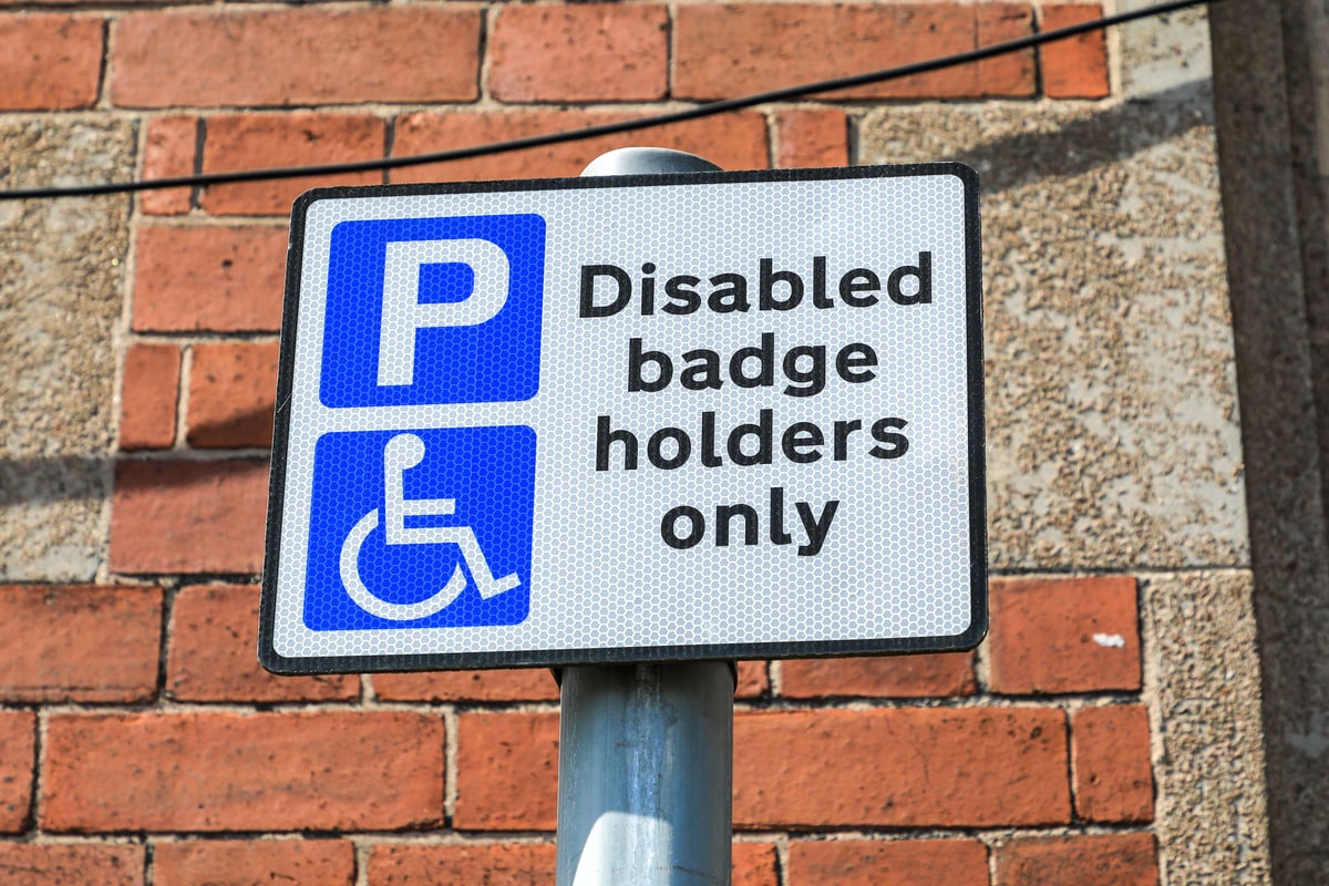 More than one in 22 people in England have a blue badge