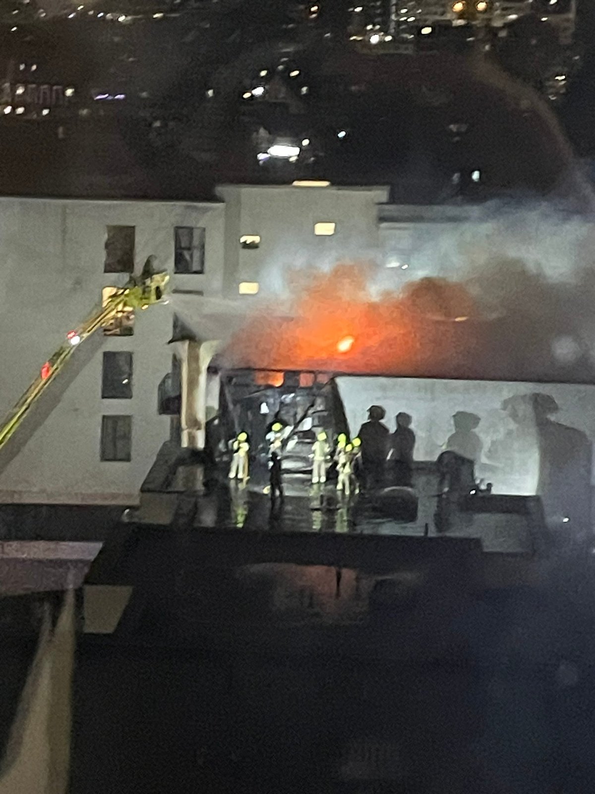 Families demand cladding investigation after fleeing from Wembley flats fire