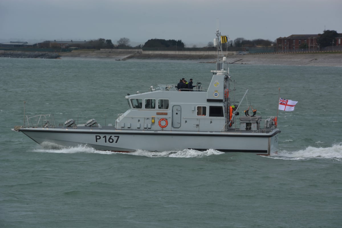 Navy’s four smallest ships to venture north while flagship languishes in port