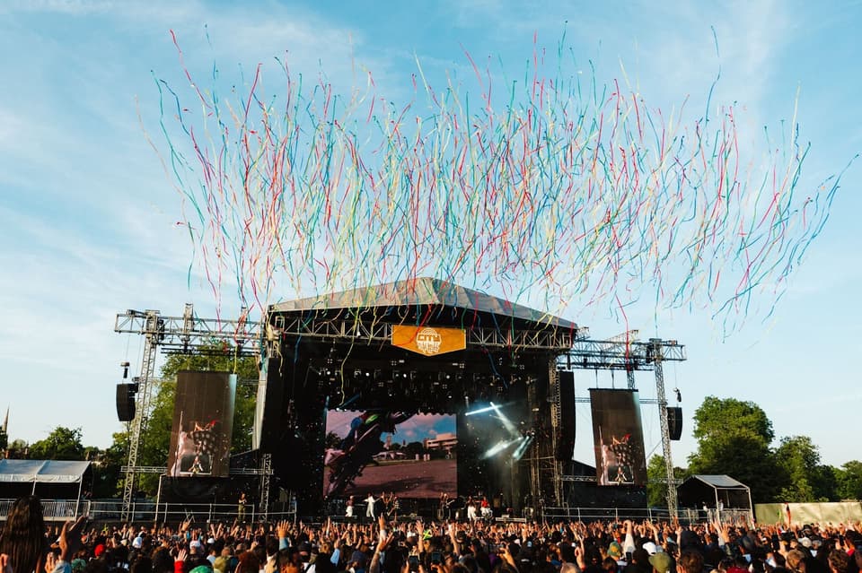 City Splash stage