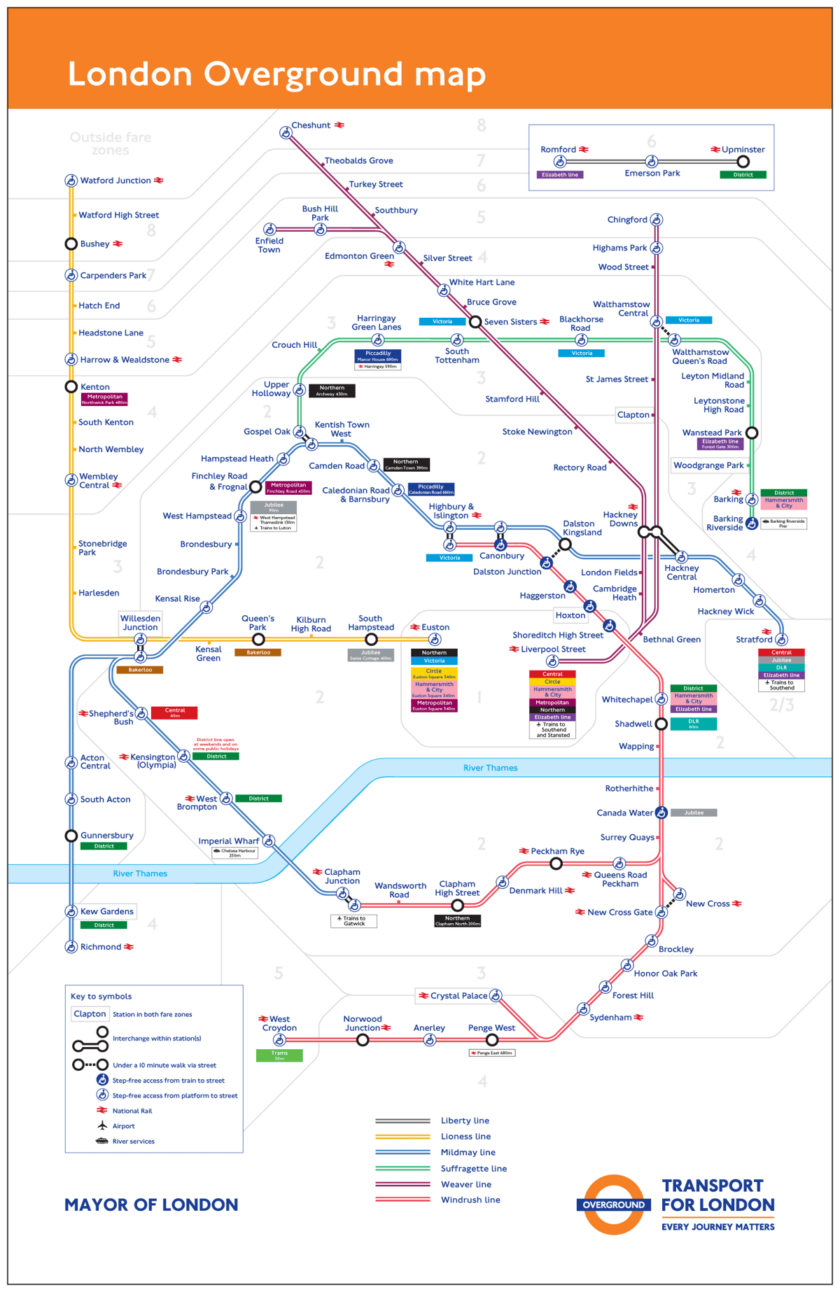 London Overground rebrand: Lioness, Windrush and Suffragette among new names in £6million overhaul