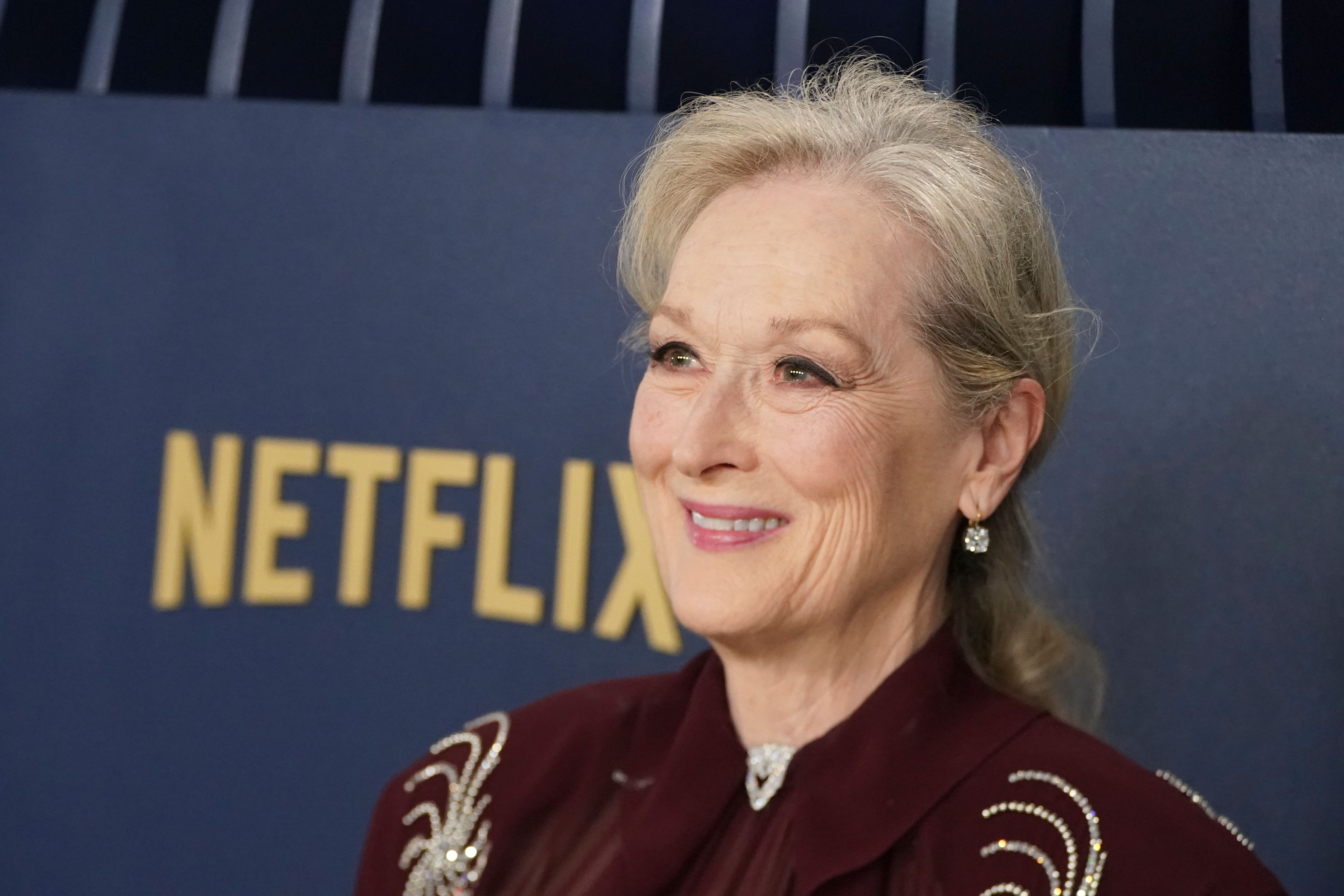 In pictures: Meryl Streep and Margot Robbie lead stars at SAG Awards