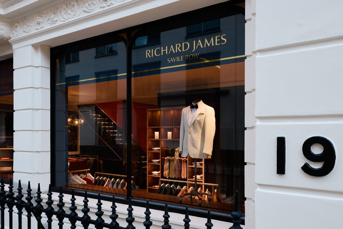 Savile Row tailor Richard James opens £2m bespoke store amid suit ‘resurgence’