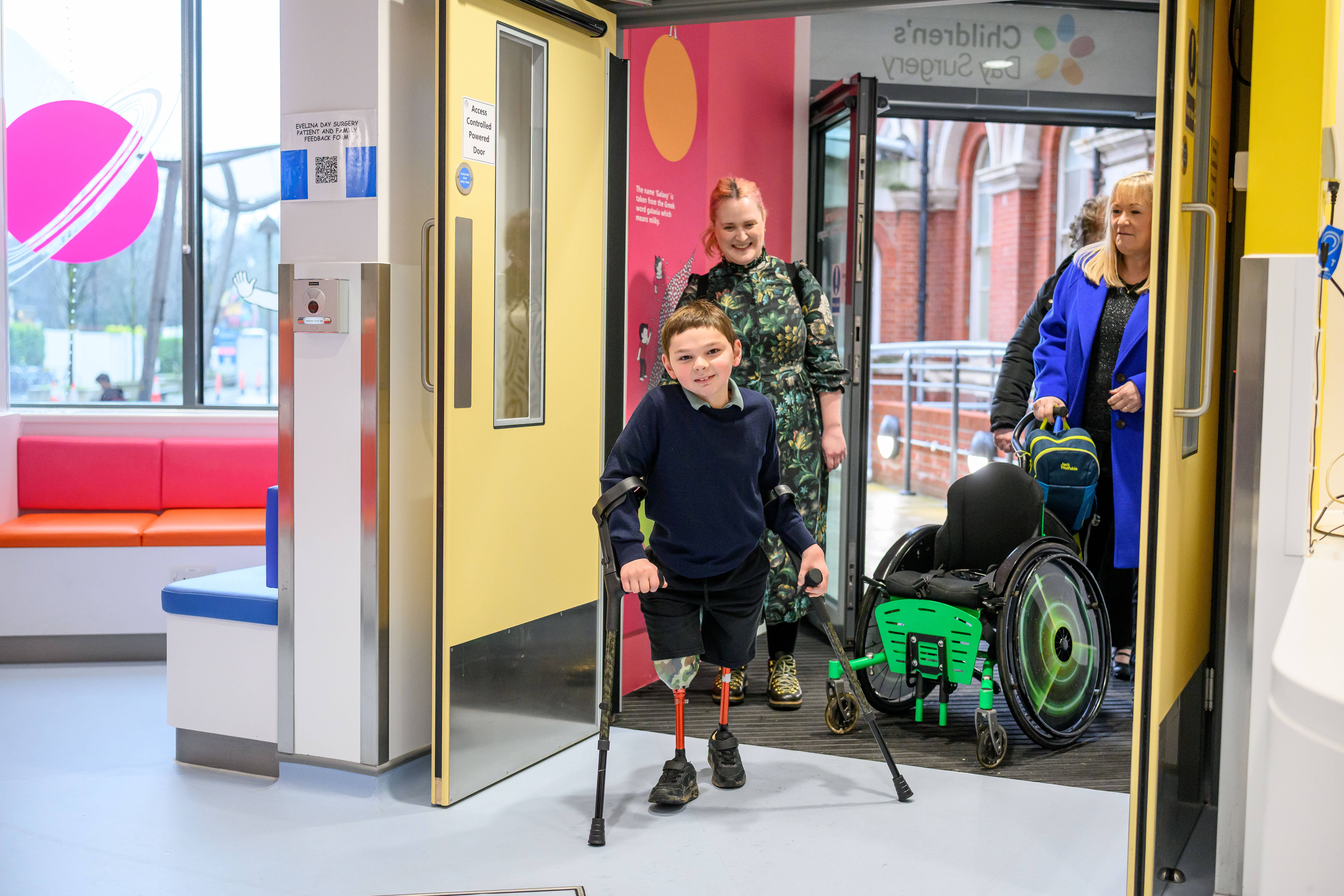 Tony Hudgell, 9, honoured by London hospital for fundraising efforts