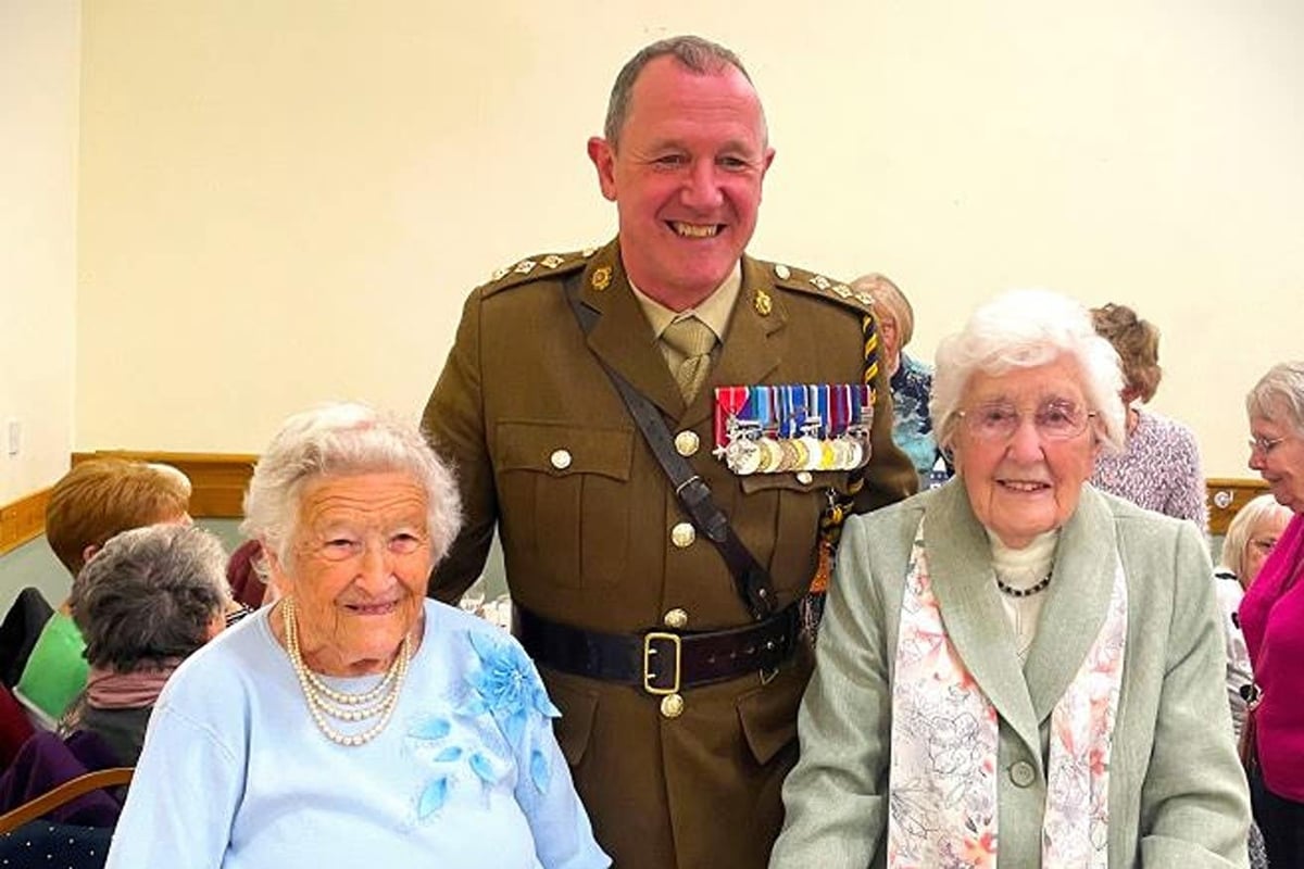 Codebreakers meet for first time at joint 100th birthday party