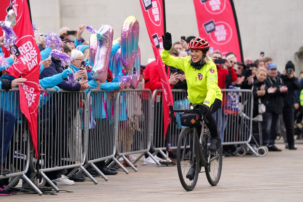 BBC Radio 1 presenter Mollie King 'completely overwhelmed' after cycling 500km for Comic Relief
