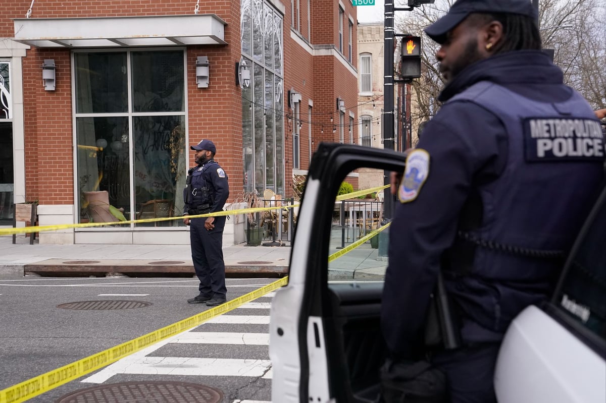 Police hunt gunman after two people dead in Washington DC shooting
