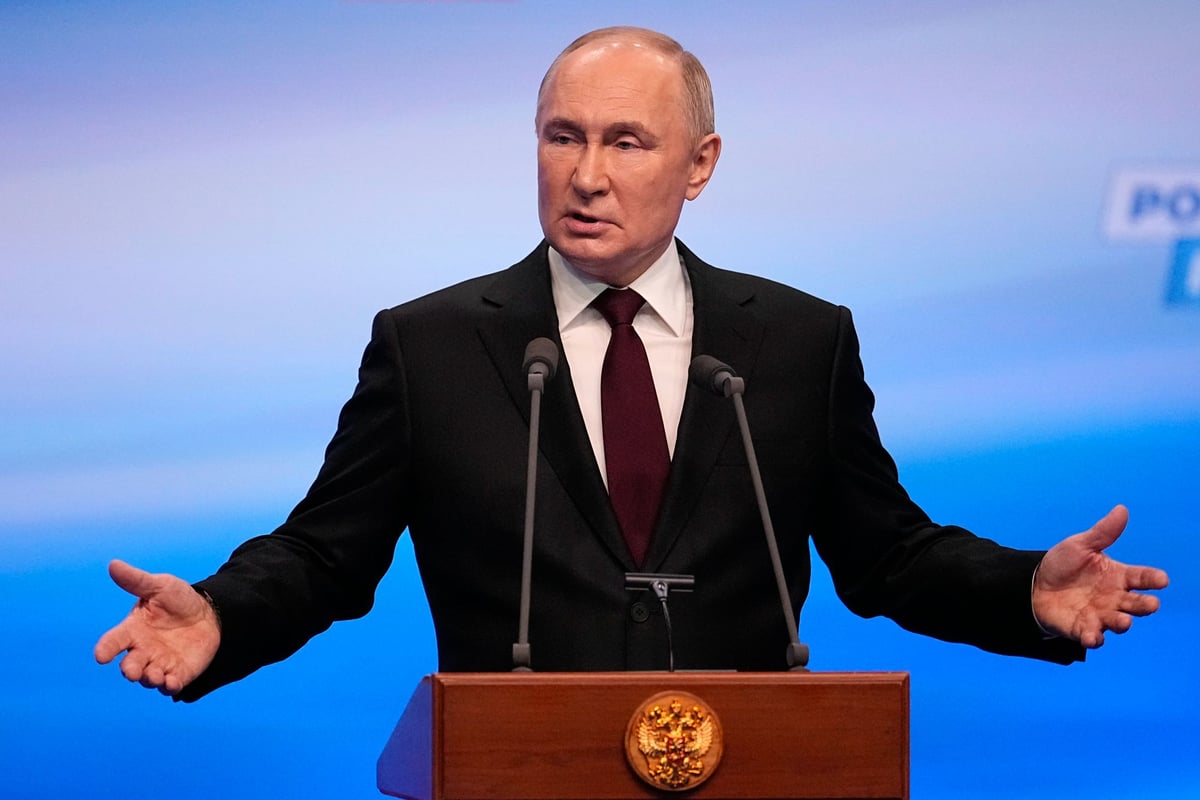 Vladimir Putin condemned after landslide win in sham election gives him six more years in power