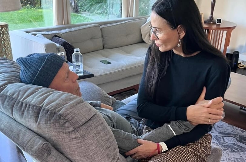 Demi Moore shares touching picture with ex-husband Bruce Willis on acting legend’s 69th birthday