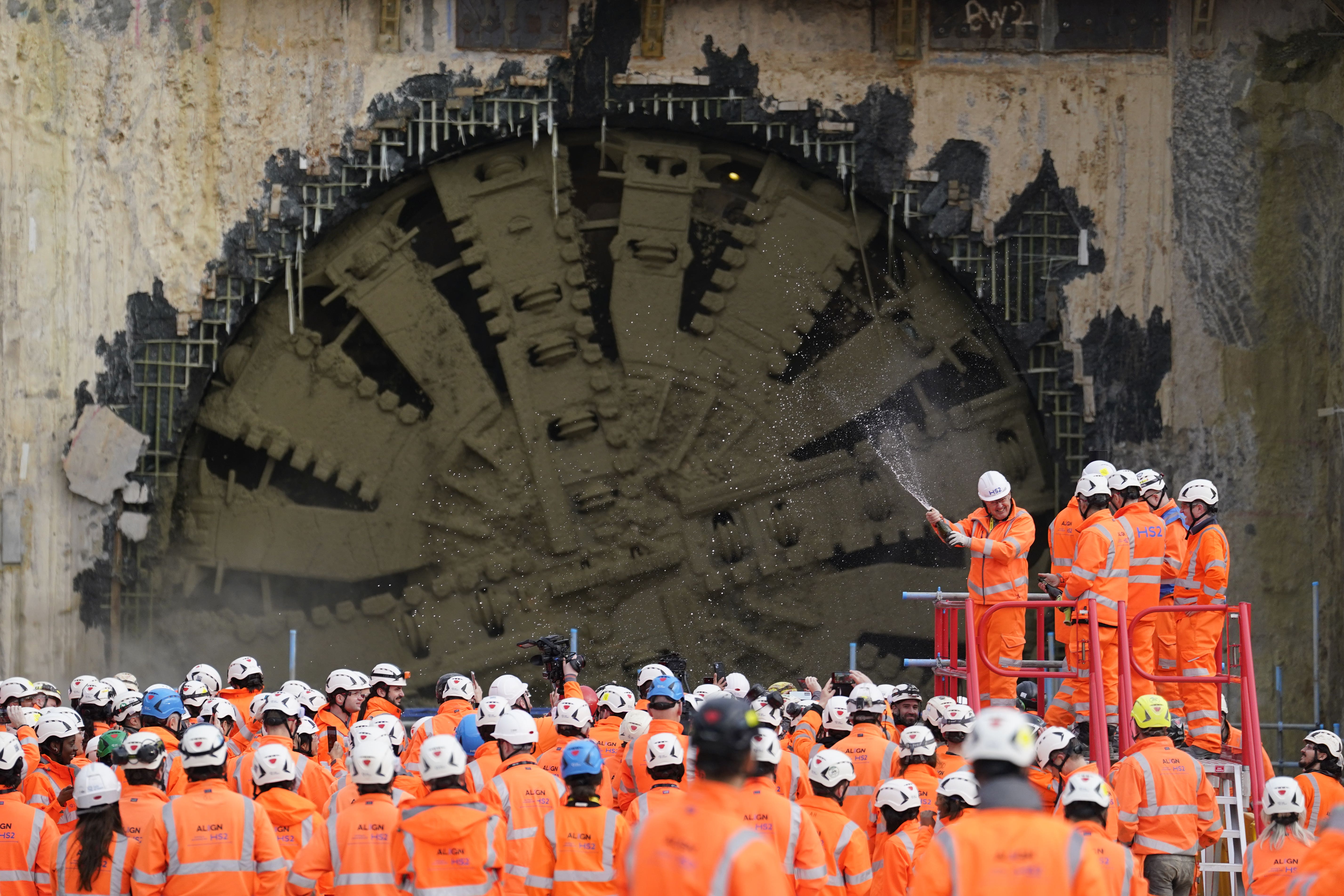 HS2 hails ‘remarkable achievement’ as it completes excavation of longest tunnel