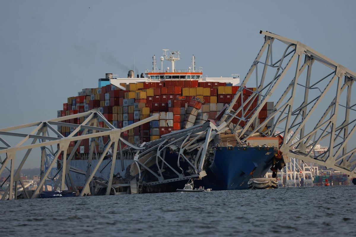 Baltimore bridge collapse LIVE: Rescue efforts for six missing 'top priority' after cargo ship crash