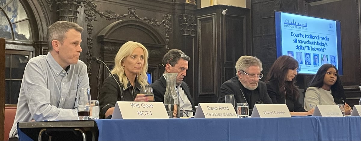 Does traditional media still have clout? London Press Club holds annual media debate