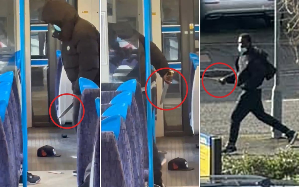 Beckenham attack: Police manhunt for knife-wielding thug who stabbed train passenger