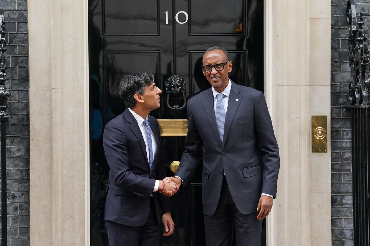 Rishi Sunak meets Rwanda President Paul Kagame amid migrant flat sale row