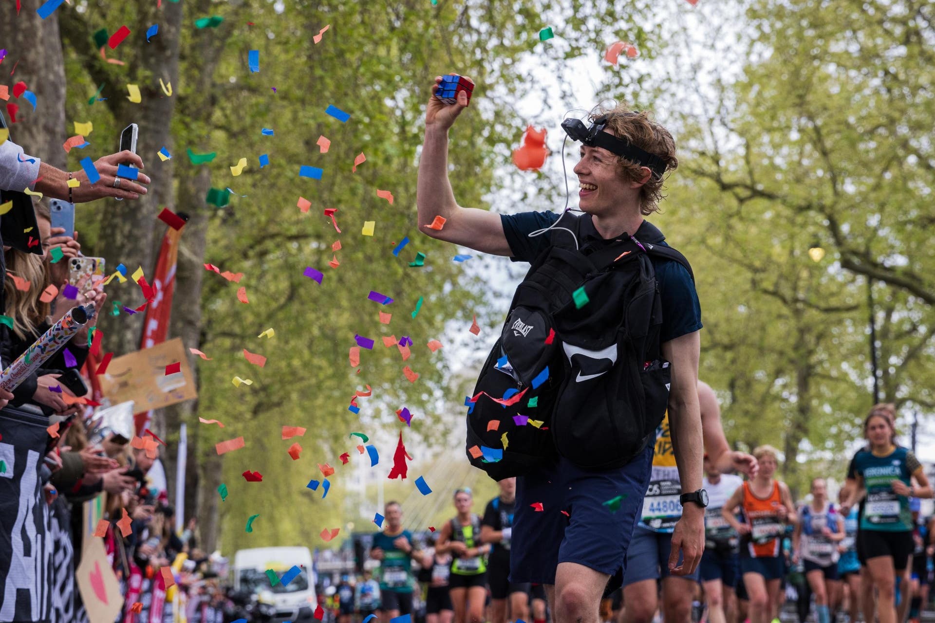 Runner recalls breaking Rubik’s Cube record at London Marathon