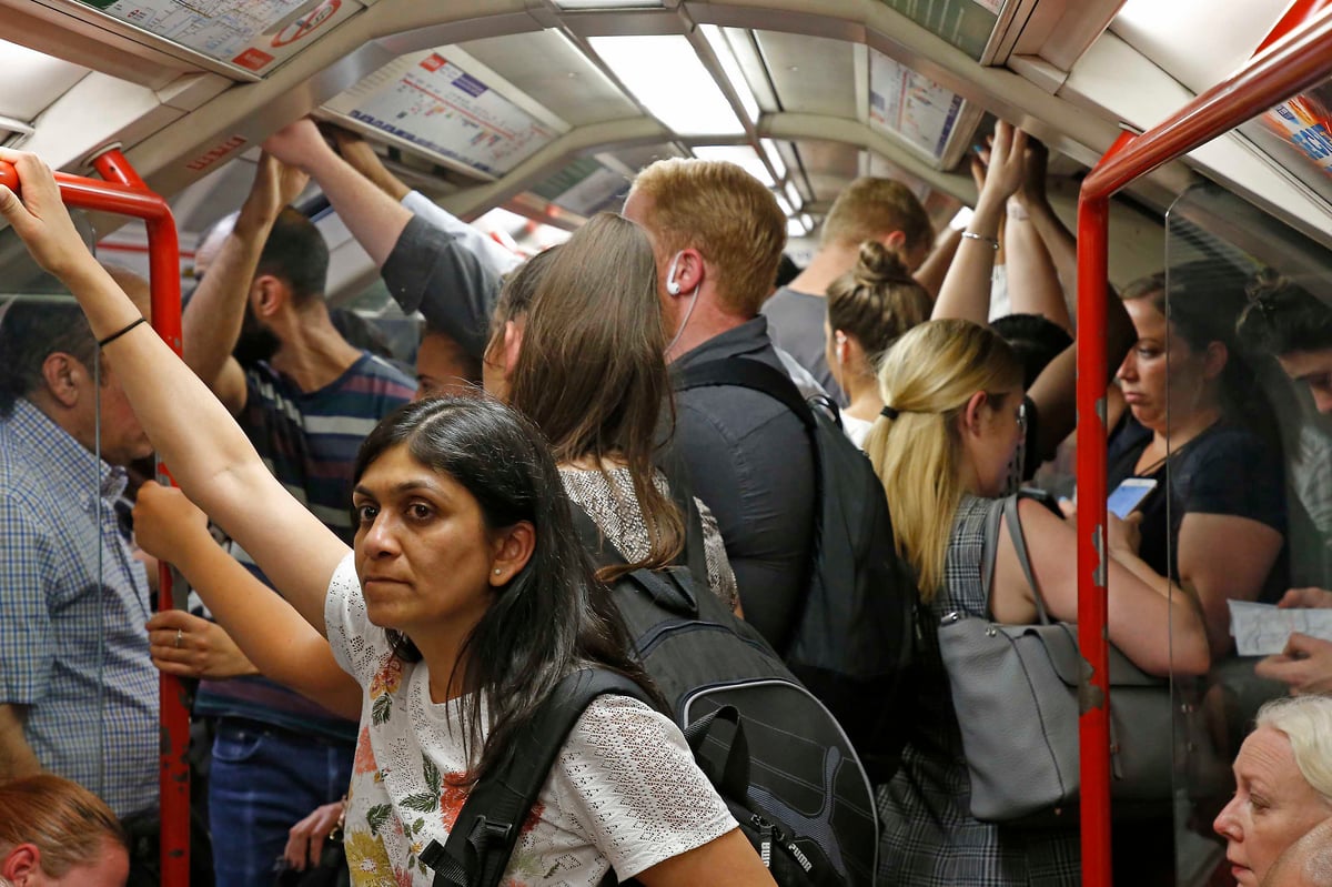 Men, why do so many of you ignore my 'baby on board' badge on the Tube? 