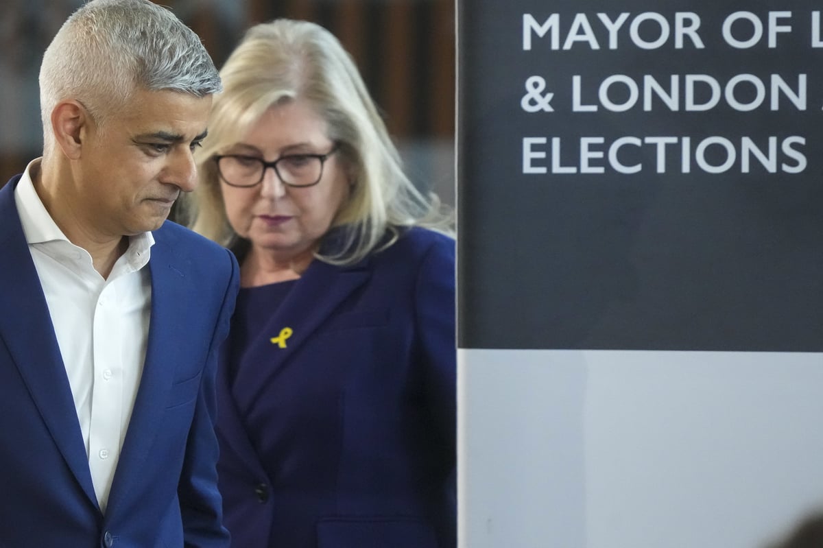 London Mayor Sadiq Khan shook rival Susan Hall’s hand after election result