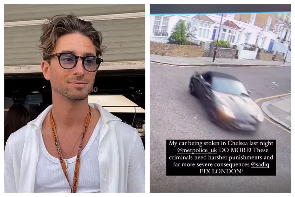 Made In Chelsea star Harry Baron urges Met Police to 'do more' after car stolen from London street