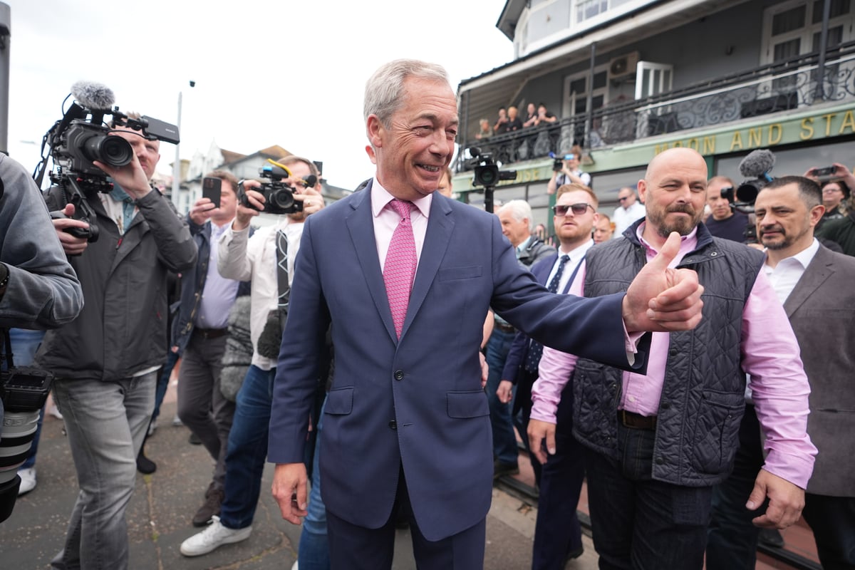 Nigel Farage vows to be 'bloody nuisance' as he launches campaign to be Clacton MP