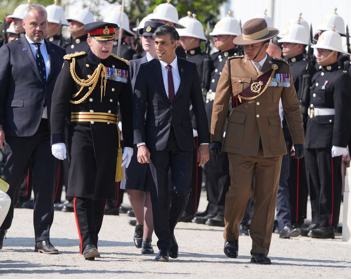 Rishi Sunak tells D-Day veterans 'We owe you everything' on 80th anniversary of battle