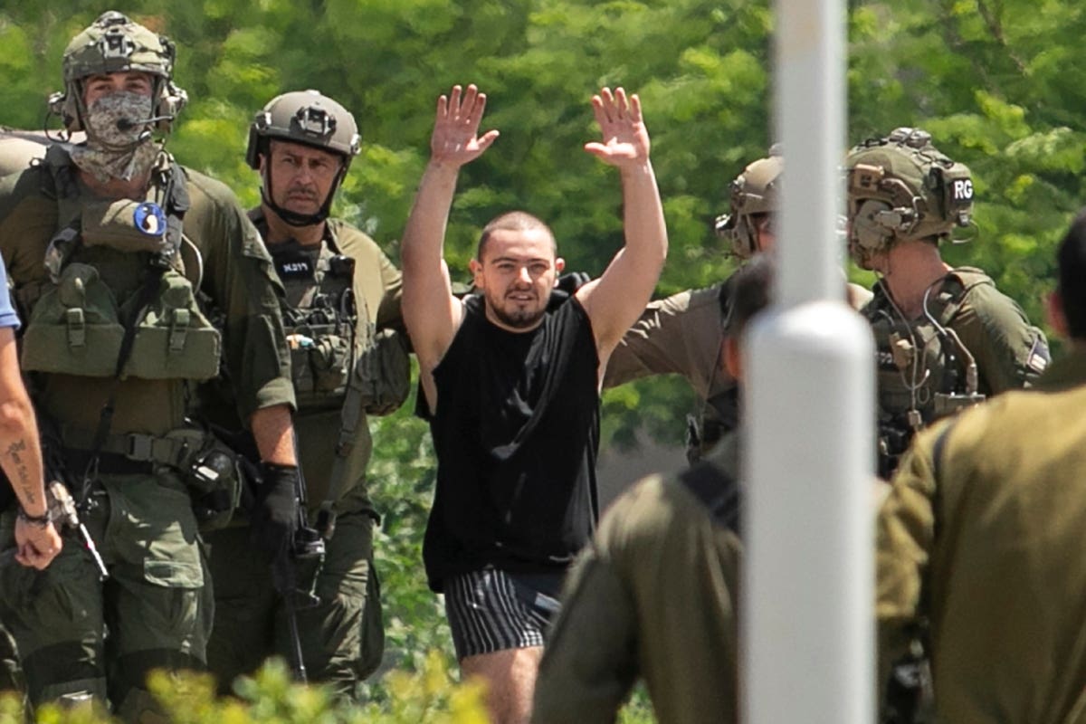 ‘Huge relief’ to see rescue of four hostages by Israel, Rishi Sunak says