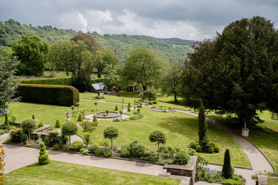 Victorian gardens at Lea Hurst
