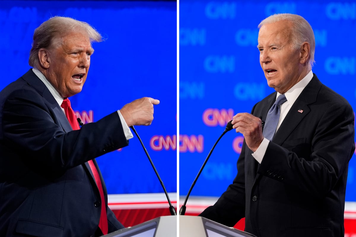 Watch: Donald Trump and Joe Biden squabble about who's the best golfer in 'car crash' exchange