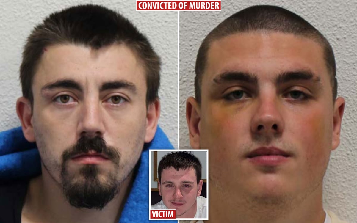 Two masked killers convicted after ambushing victims with knives in Croydon