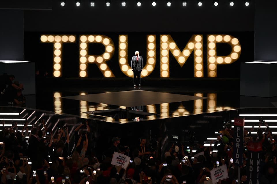 TOPSHOT-US-REPUBLICAN-CONVENTION-PARTIES-ELECTION-POLITICS-VOTE-TRUMP
