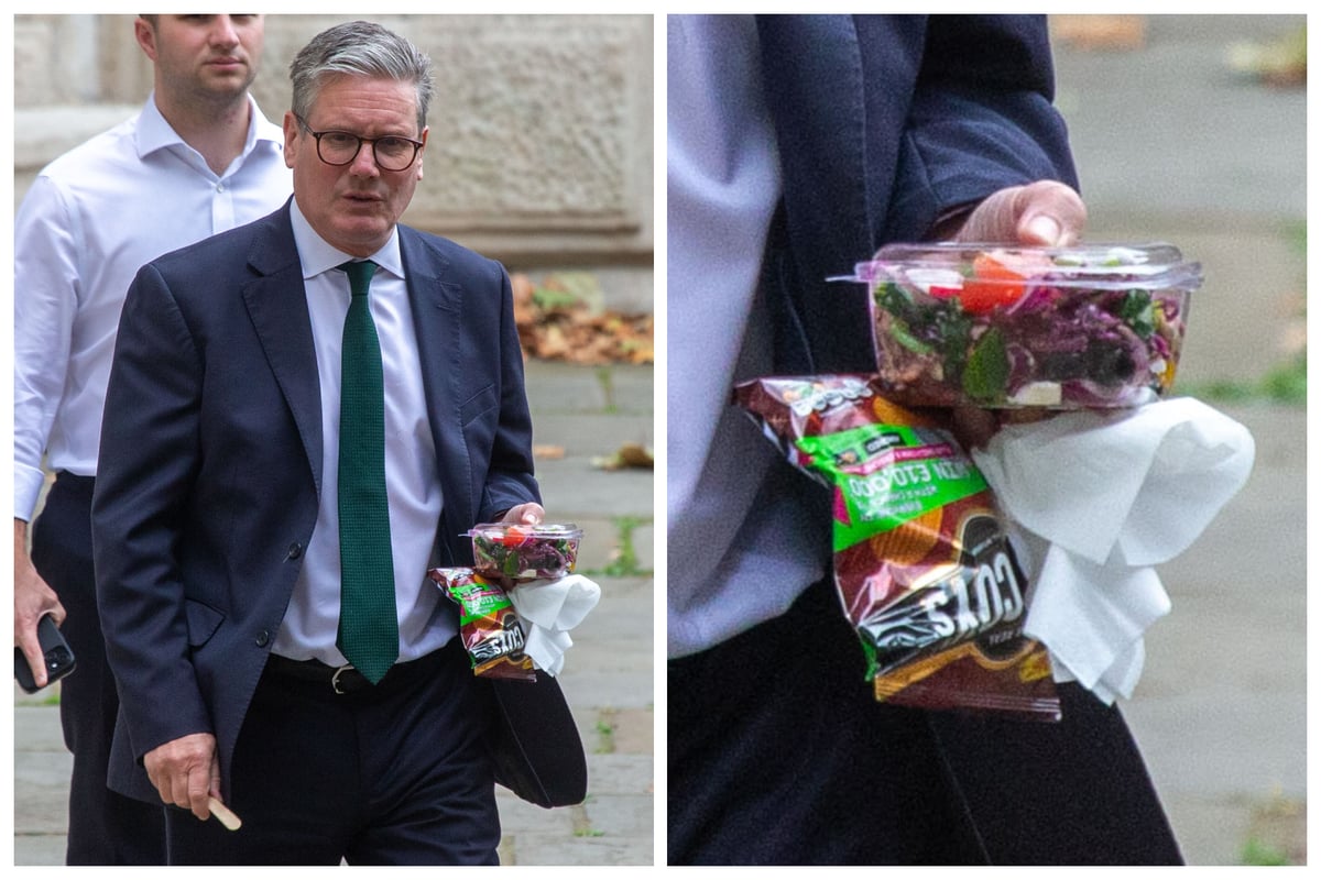 Concerns raised about Keir Starmer's unhealthy lunch