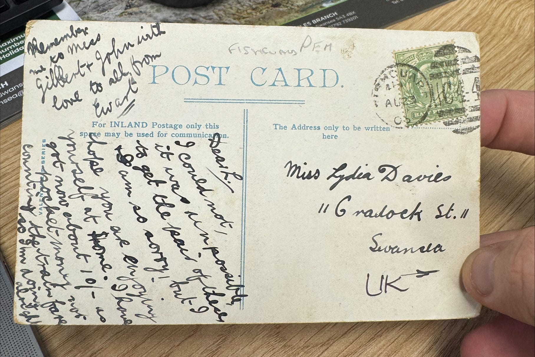 Postcard which ‘should be in a museum’ delivered 121 years after it was sent