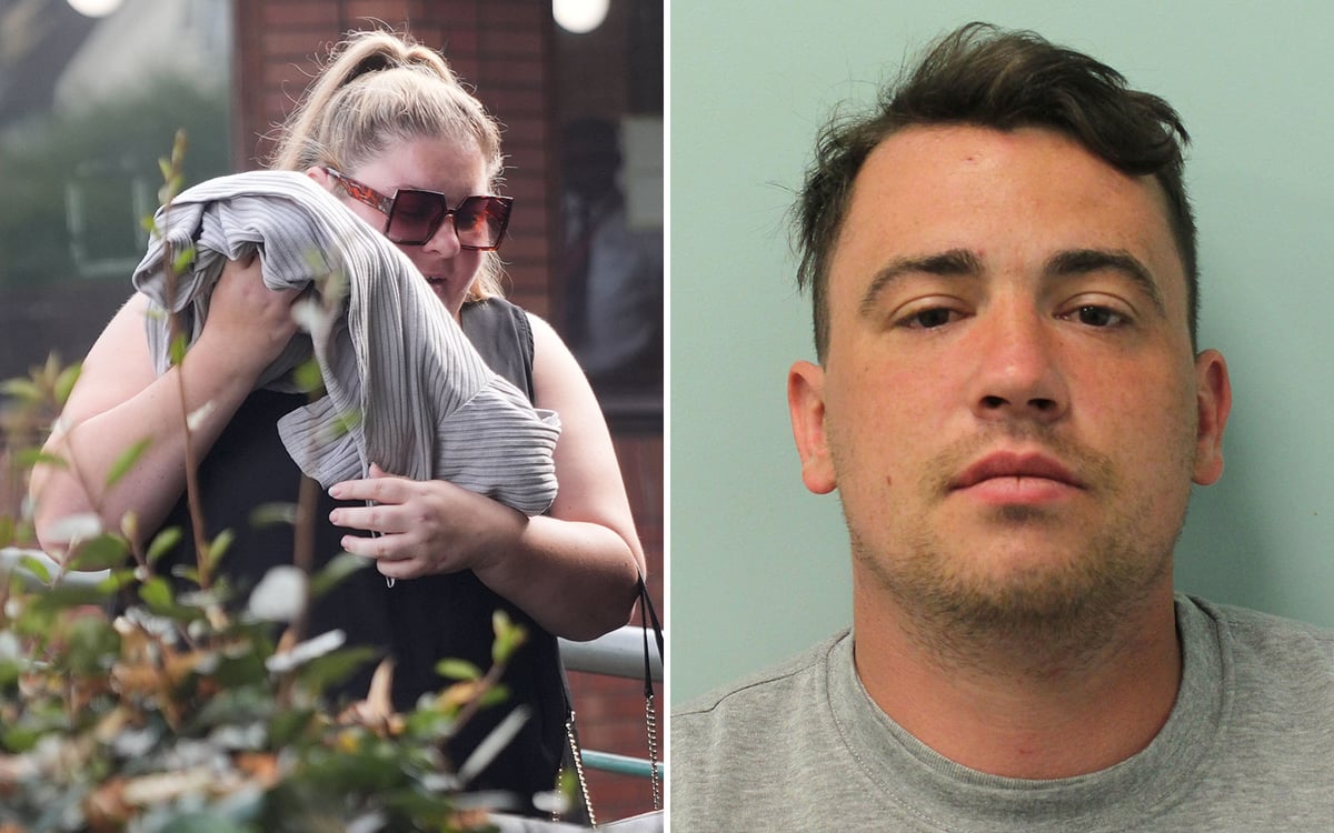 Prison worker accused of 'sexual relationship' with Zara Aleena's killer tries to cover face outside court