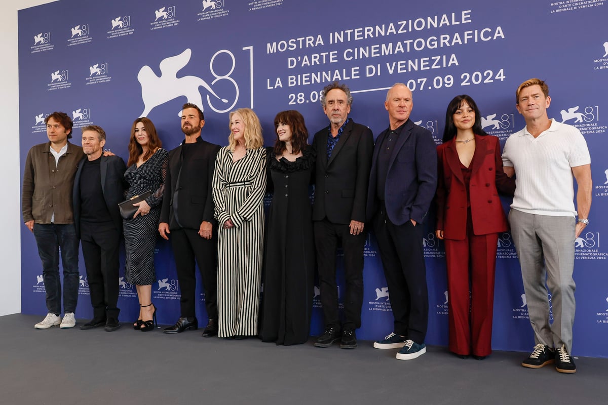 Michael Keaton leads Beetlejuice sequel stars at Venice Film Festival