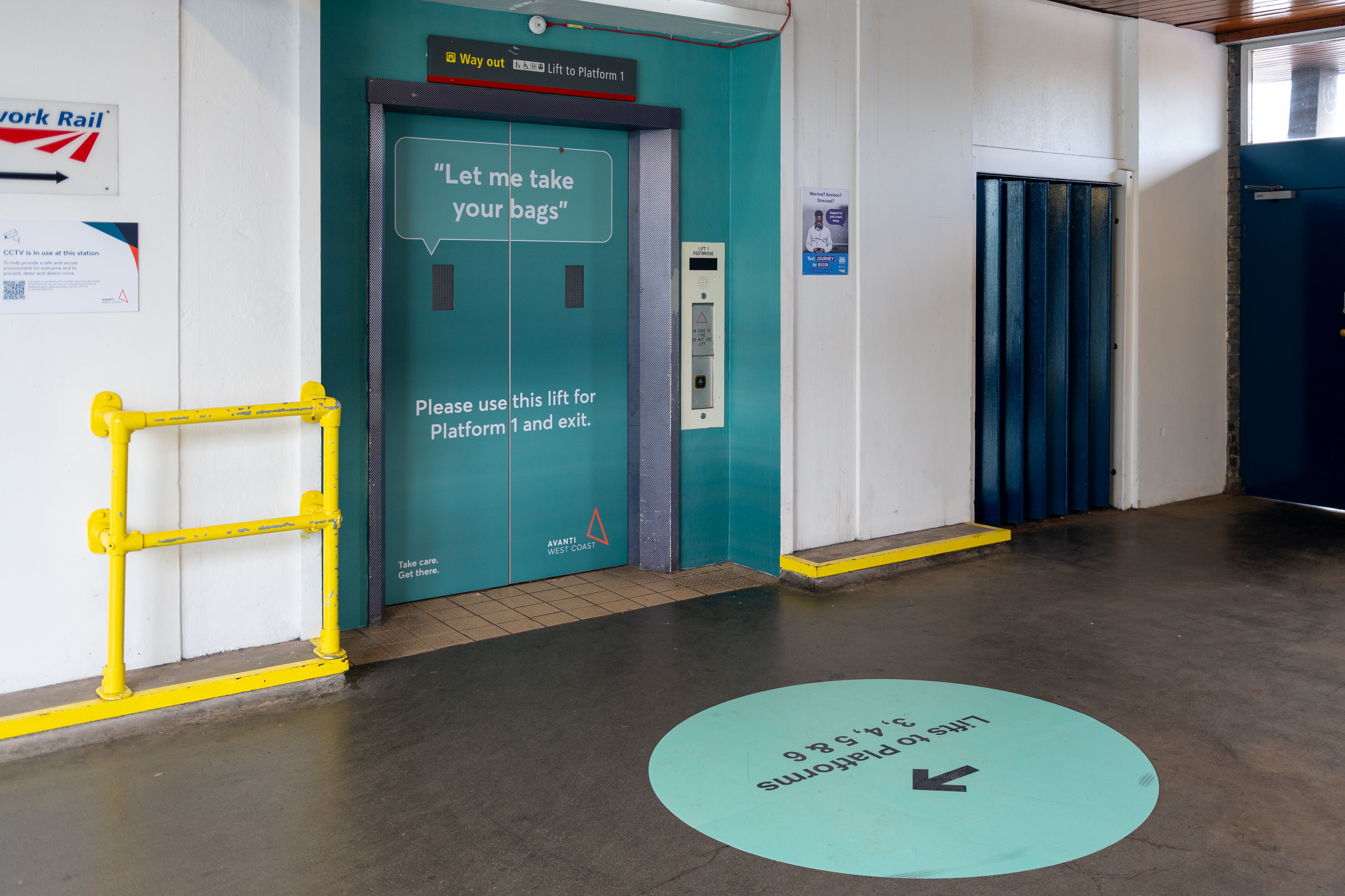 Rail station safety features given human-like faces in bid to cut accidents