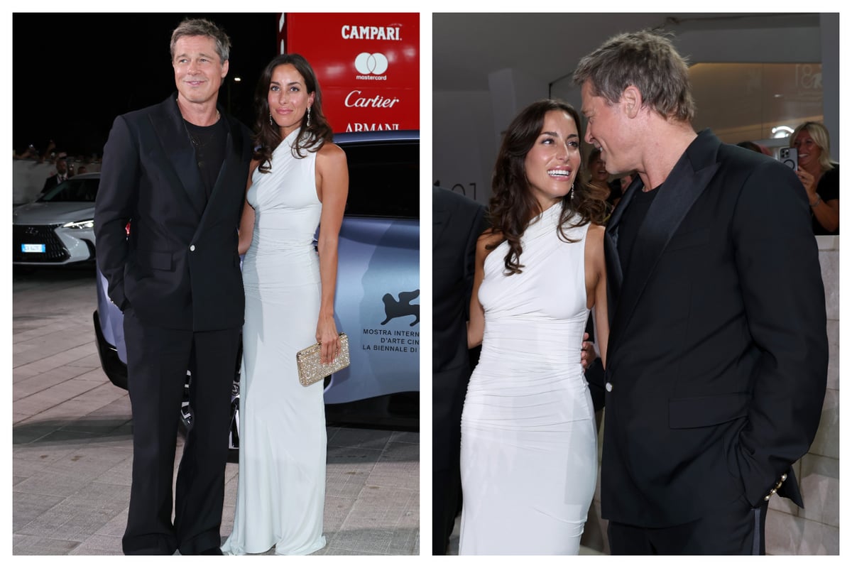 Brad Pitt goes public with girlfriend Ines de Ramon at Venice Film Festival after Angelina Jolie divorce